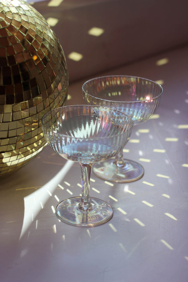 Luster Champagne Coupe - Set of Glasses (2)