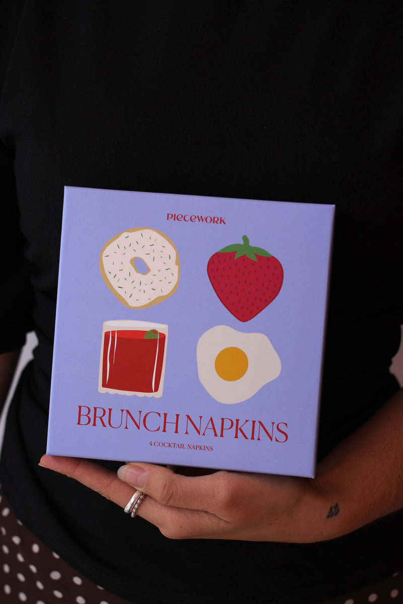 Brunch Cocktail Napkins - Set Of 4