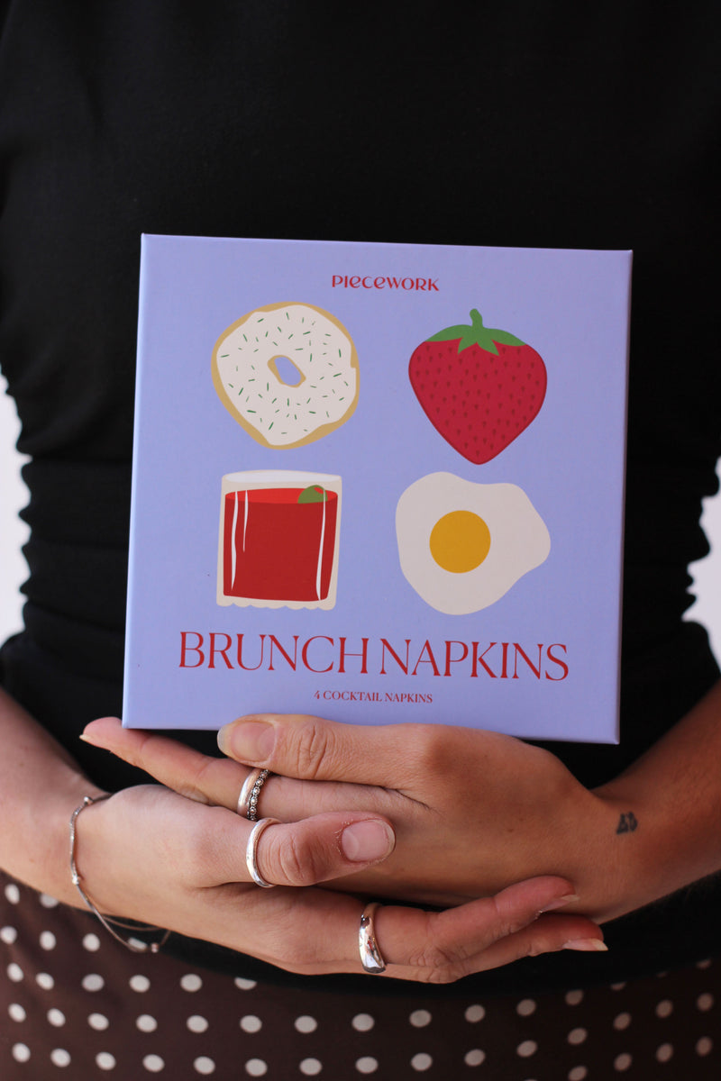 Brunch Cocktail Napkins - Set Of 4