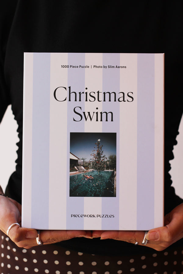 Christmas Swim - Slim Aarons Collab - 1000 Piece Puzzle