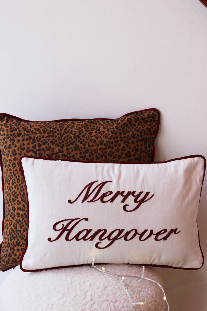 Merry Hangover Christmas Cushion