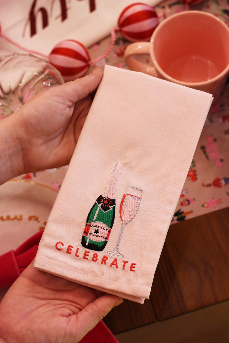 CELEBRATE Embroidered Napkin Set (2)