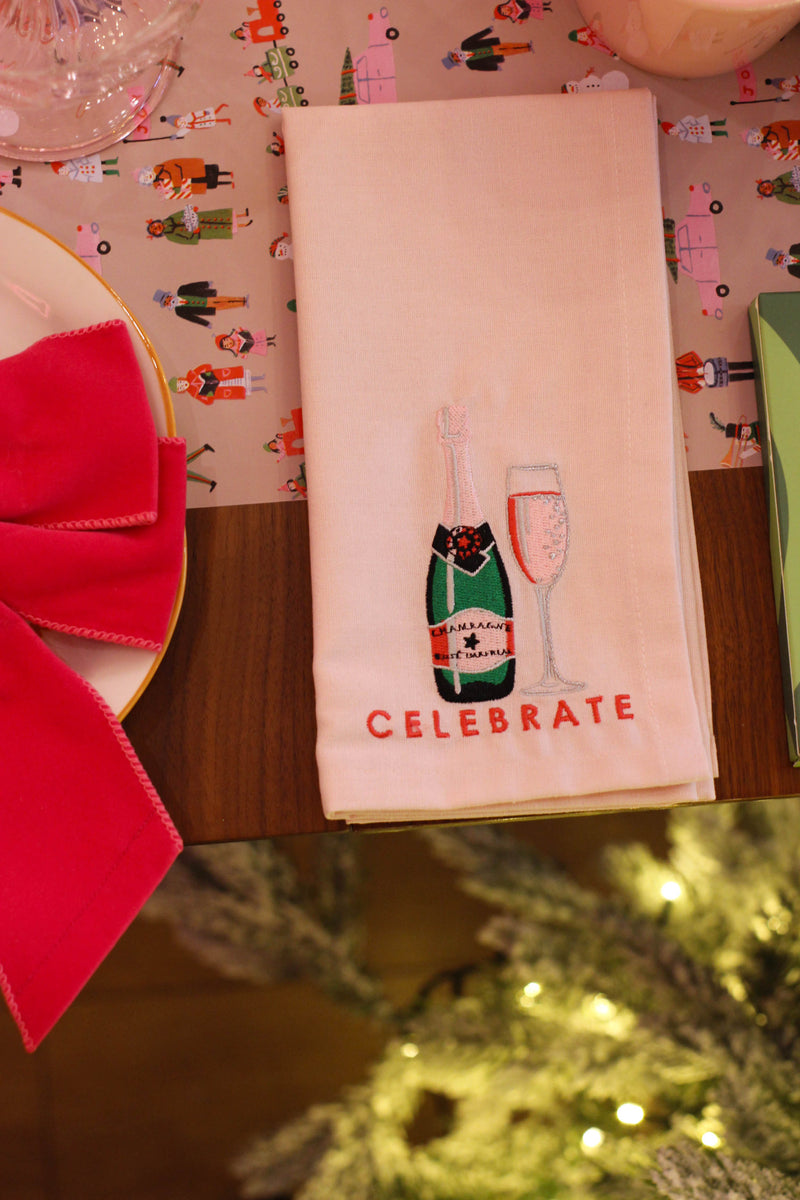 CELEBRATE Embroidered Napkin Set (2)