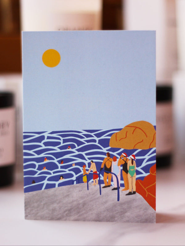 Christmas Sea Swim Card
