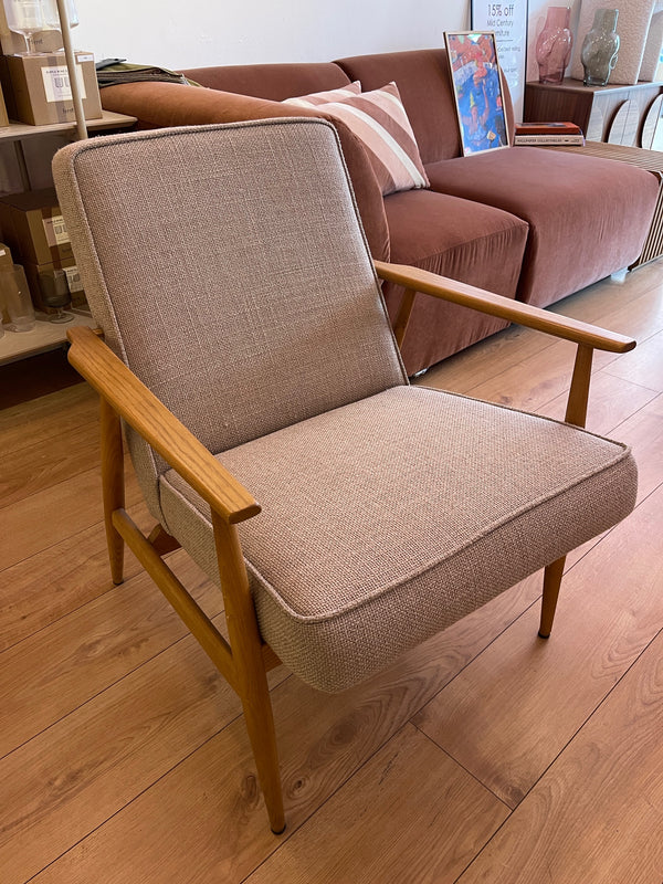 Fox Lounge Chair COCO BEIGE WOOD 03