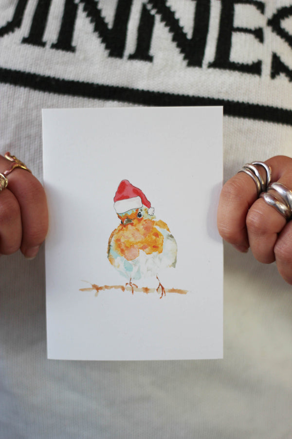 Robin Christmas Card