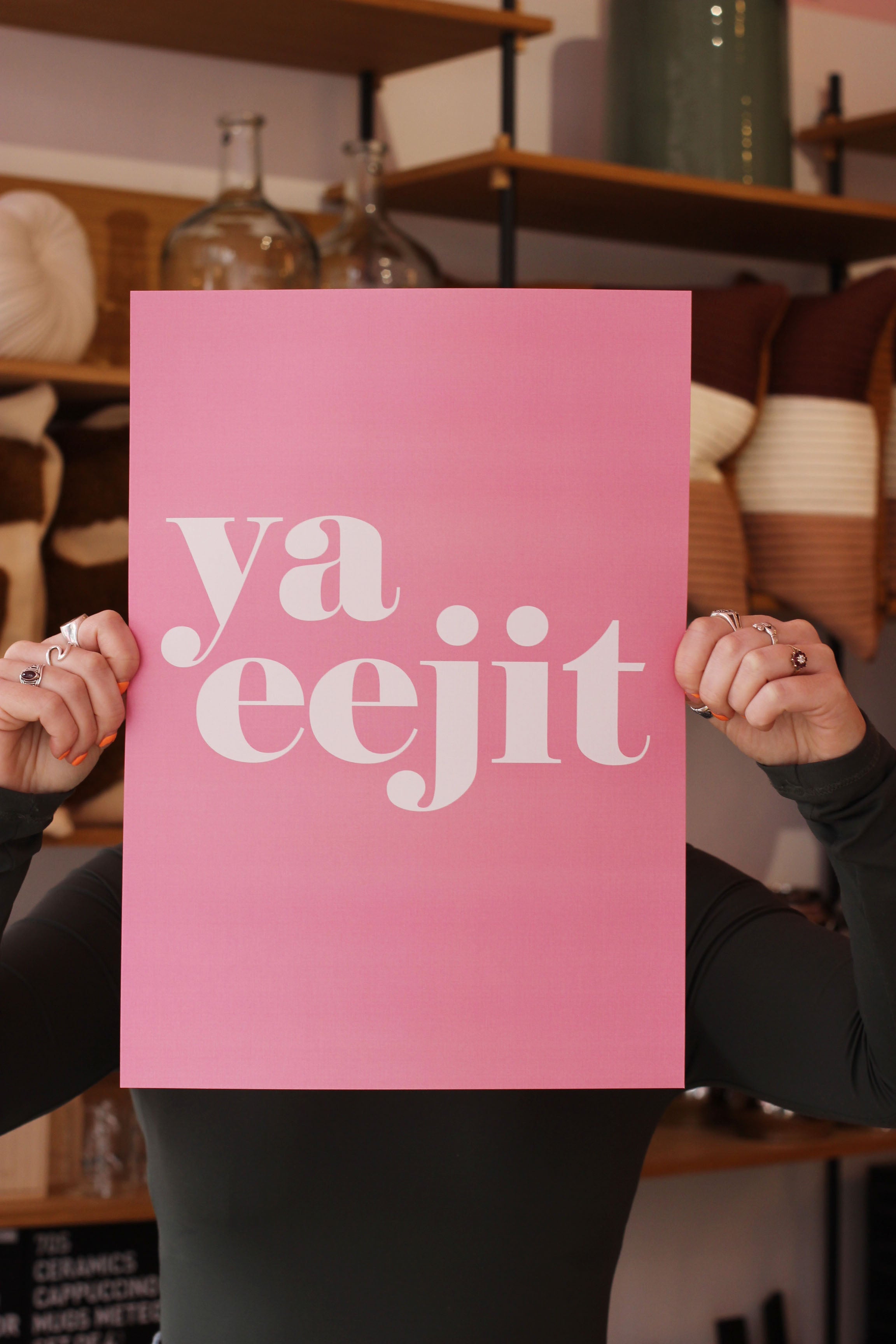 Ya Eejit Art Print – April & The Bear