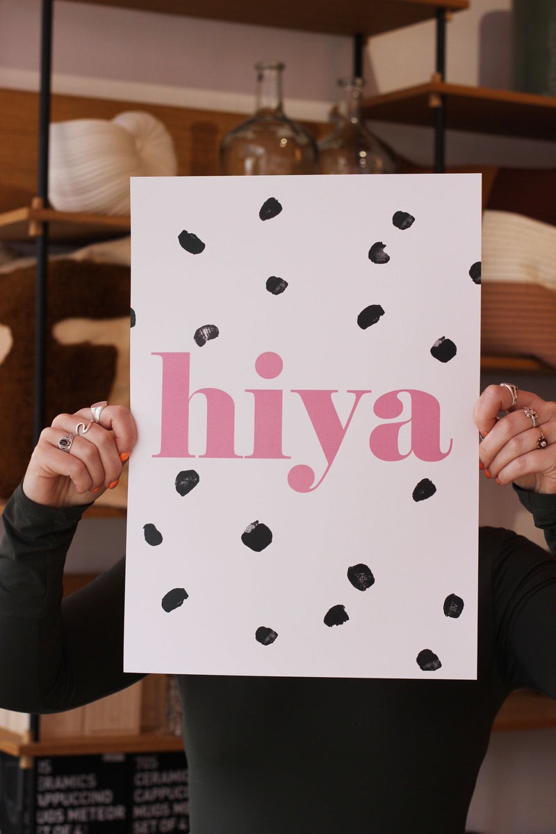 Hiya Art Print