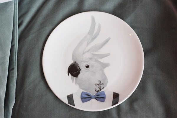 Wild Dining Cockatoo Plate
