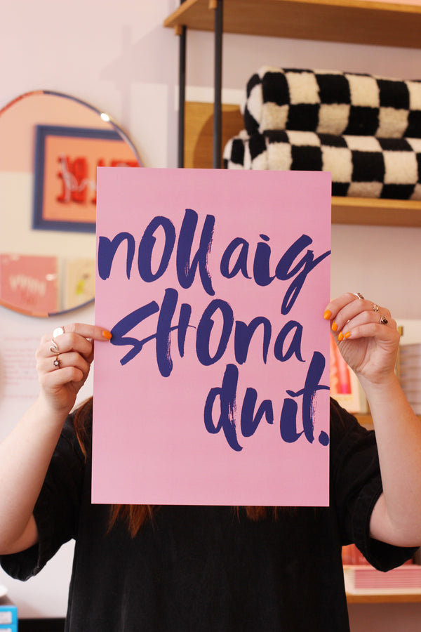 Nollaig Shona Duit Art Print
