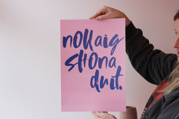Nollaig Shona Duit Art Print