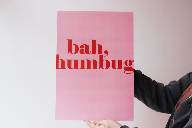Bah Humbug Art Print