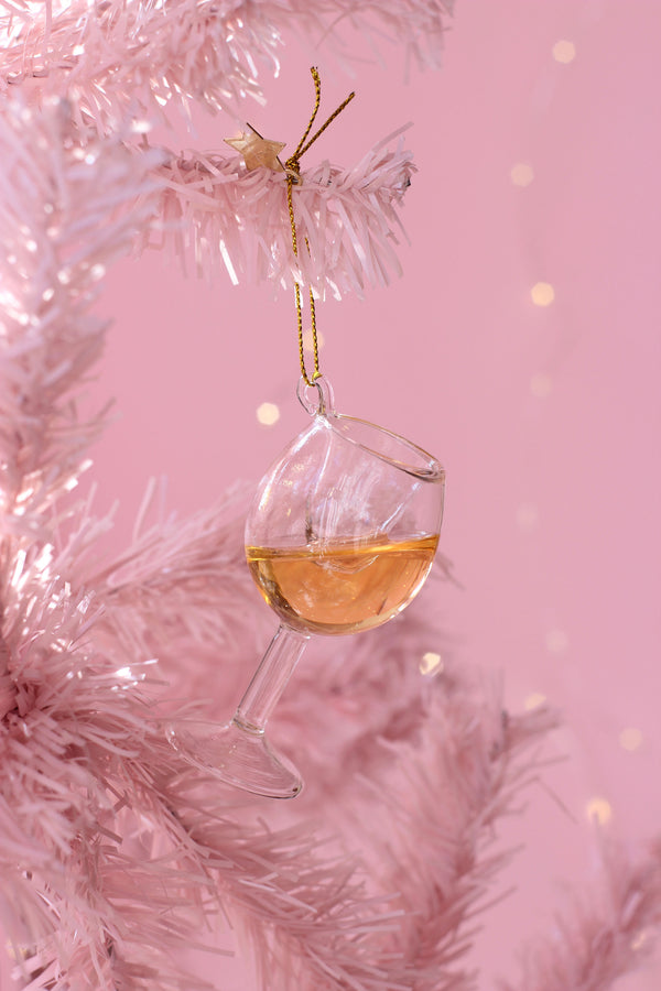 buy Rose Glass Wine Christmas Decoration Vondels drinks ornament Dublin 