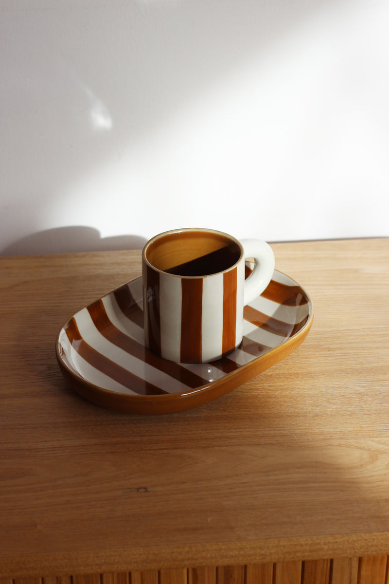 Milu Snack Cup and Plate Set