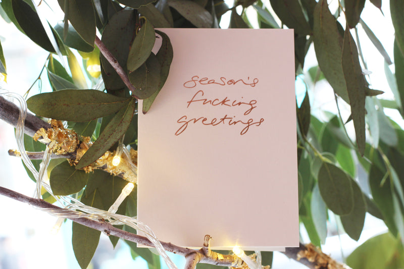 Season's Fucking Greetings Christmas Card
