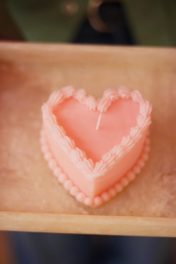 Sweetie 3D Candle Heart Cake Candle