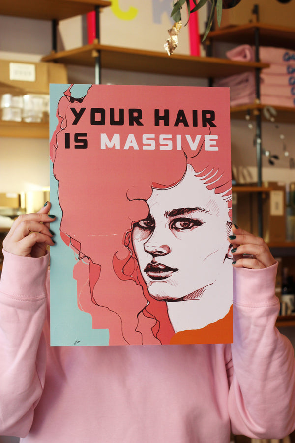 Hair is Massive 2023 Edition Art Print - New