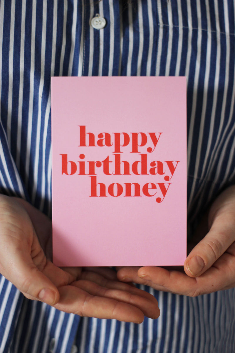 Happy Birthday Honey Card