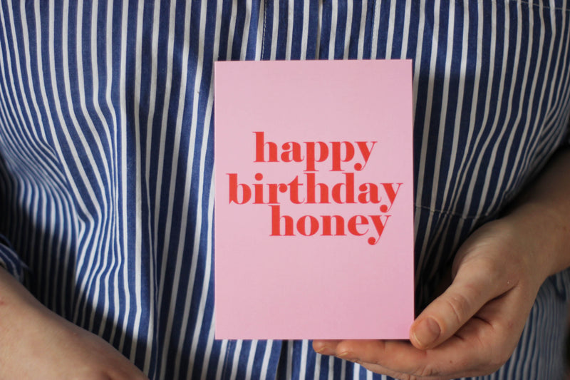 Happy Birthday Honey Card