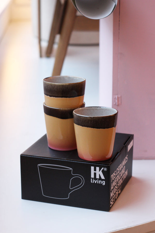 HKliving 70's Ceramic Jiggy Coffee Mug