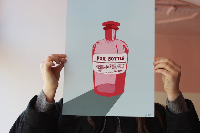Pox Bottle Art Print