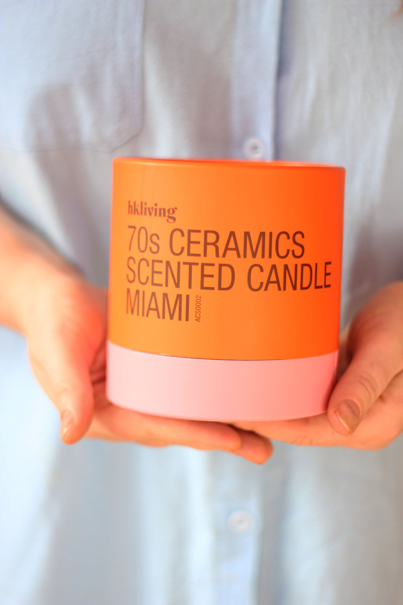 HKLiving 70s ceramics Scented Candle - Miami