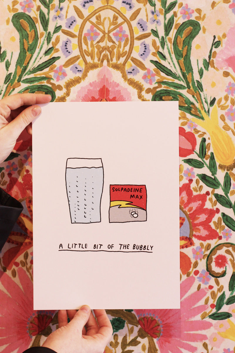 A Little Bit of the Bubbly Art Print
