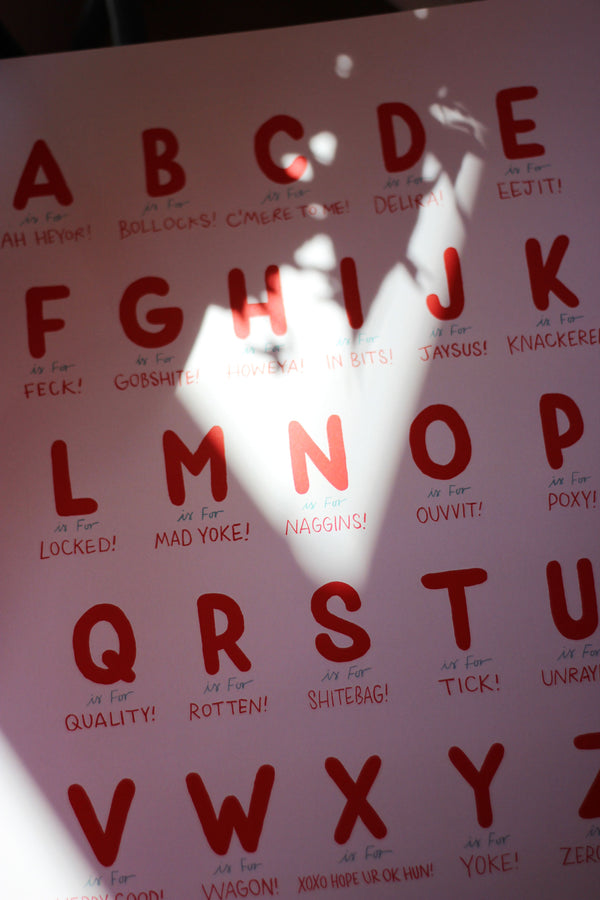 Dublin Alphabet Art Print