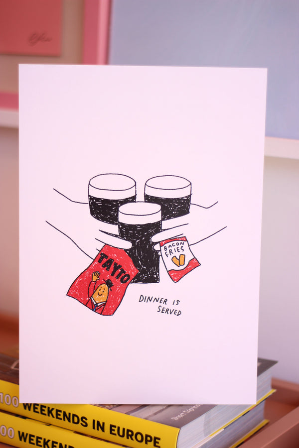 Dinner is Served/ Pints Art Print
