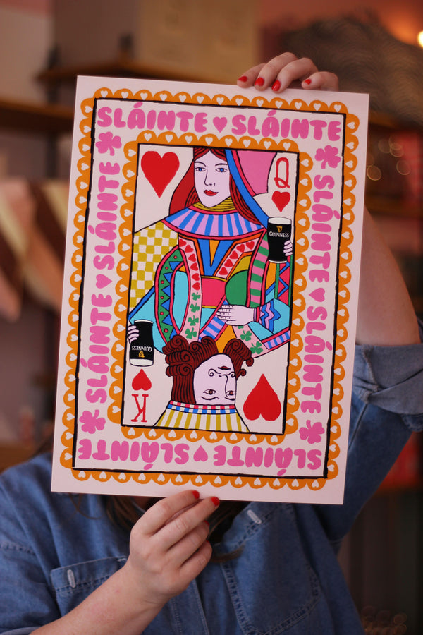 King and Queen of Pints/ Slainte Art Print