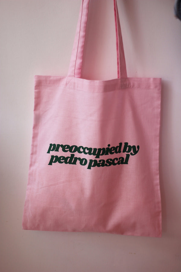 Preoccupied by Pedro Pascal Tote Bag