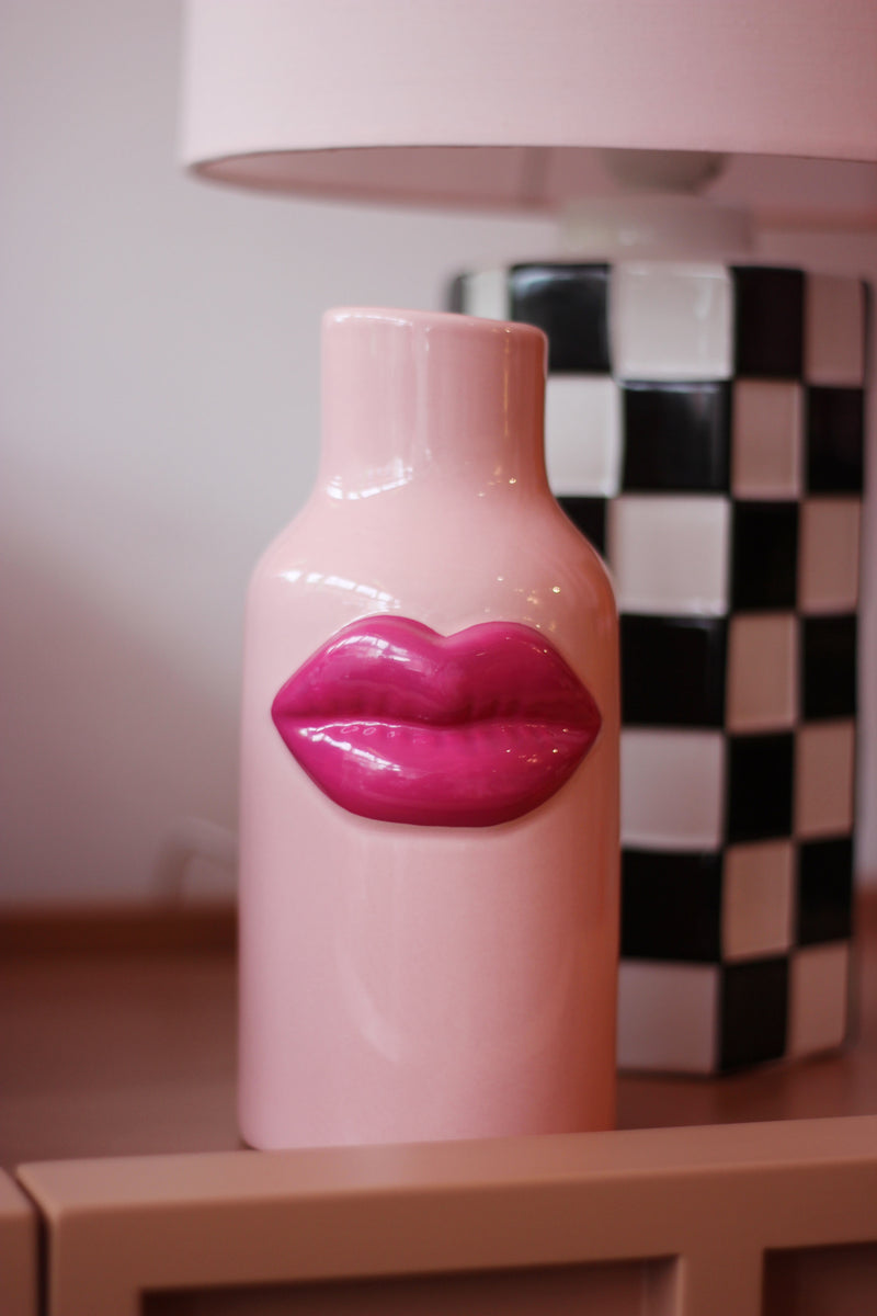 Pink Lips Vase