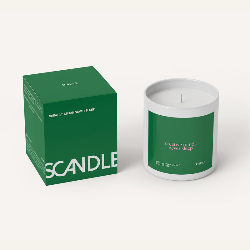 Creative Minds Never Sleep Candle buy scandle candle Dublin Ireland
