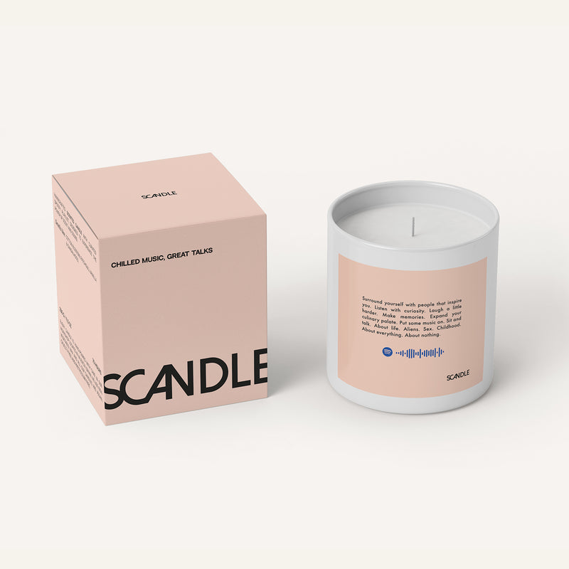Chilled Music, Great Talks Candle
