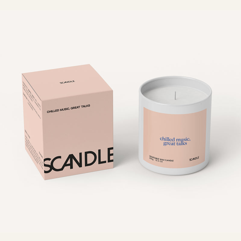 Chilled Music, Great Talks Candle