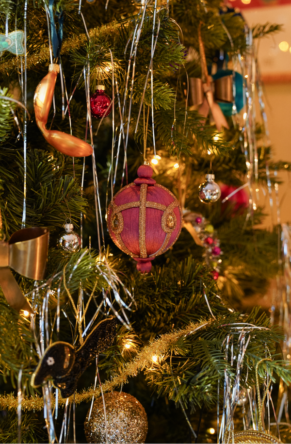 Dusky Rose Christmas Ornament