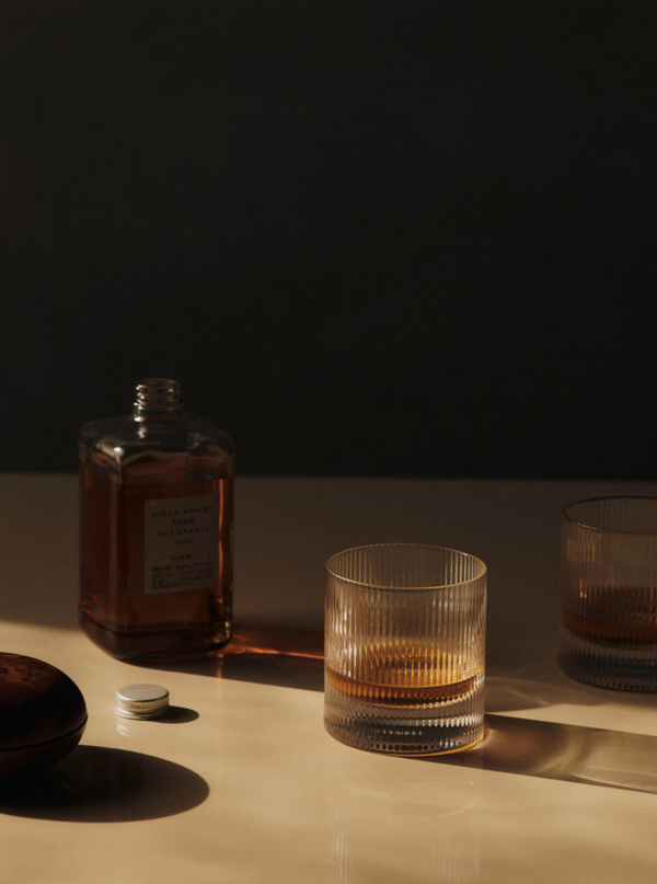 Ripple Clear Tumbler Glasses - Set of 2