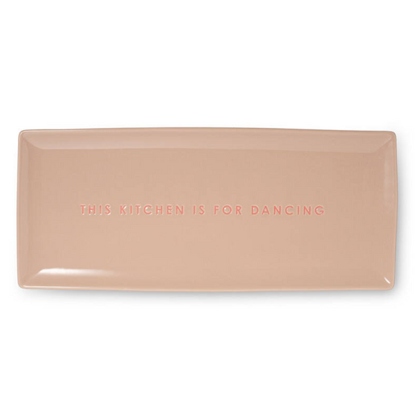 THIS KITCHEN IS FOR DANCING Ceramic Plate