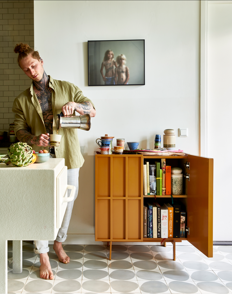 HKliving Minimal 60's Cupboard/ Sideboard