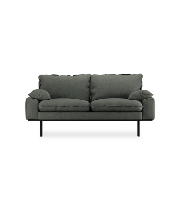 HKliving Wander Army Green Retro Sofa