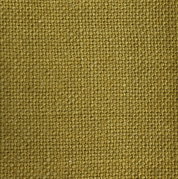 HKliving Burnt Ochre Linen Retro Hocker/ Footrest