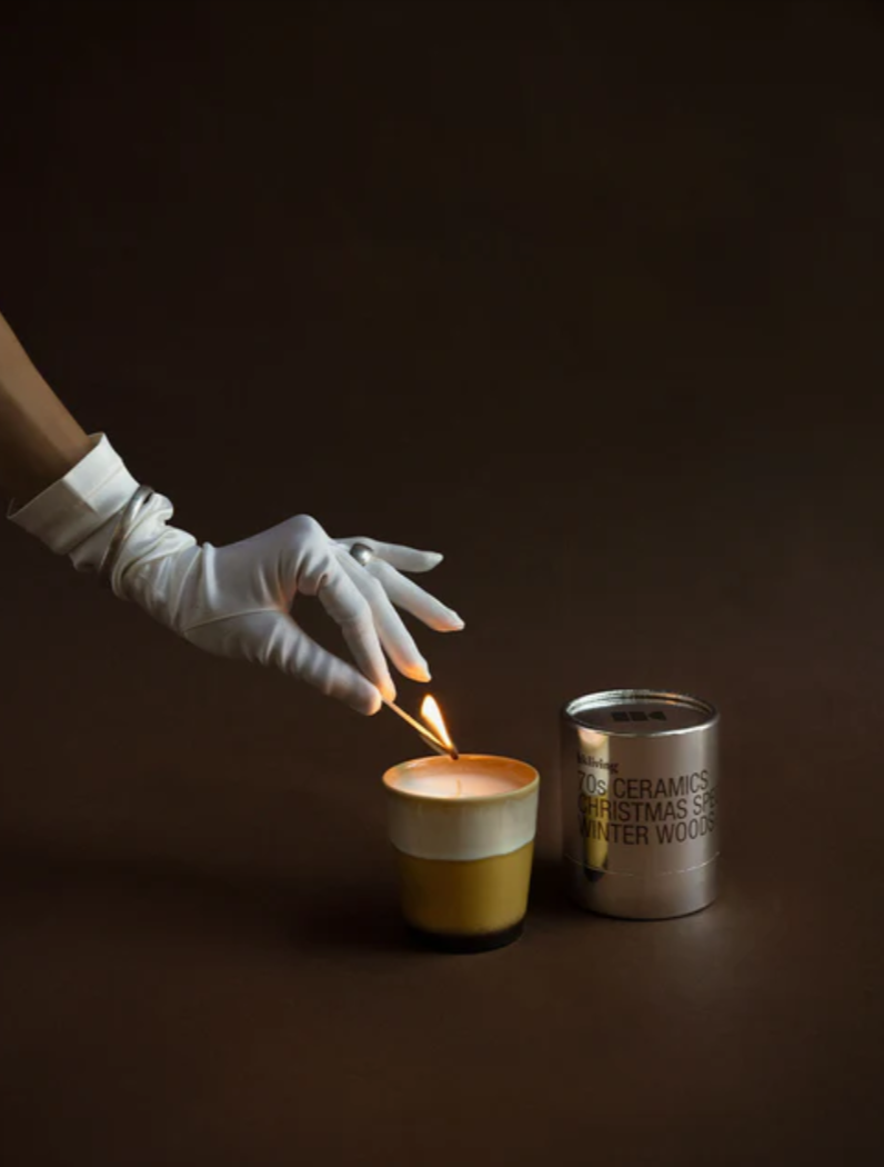 Hkliving 70's Ceramics - Christmas Special Winter Woods Candle