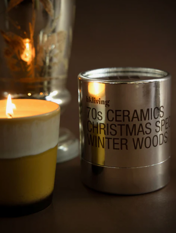 Hkliving 70's Ceramics - Christmas Special Winter Woods Candle