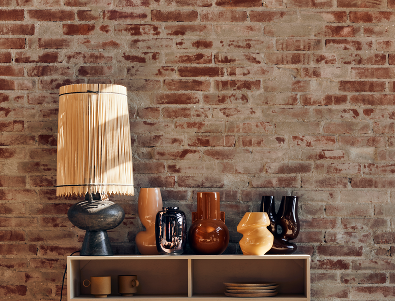 HKliving Organic Ceramic Cappucino Vase