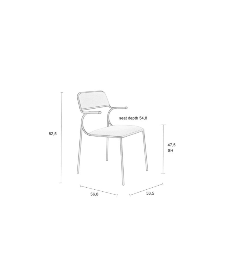 buy Alba Dining Chair Dublin Ireland Zuiver cool furniture