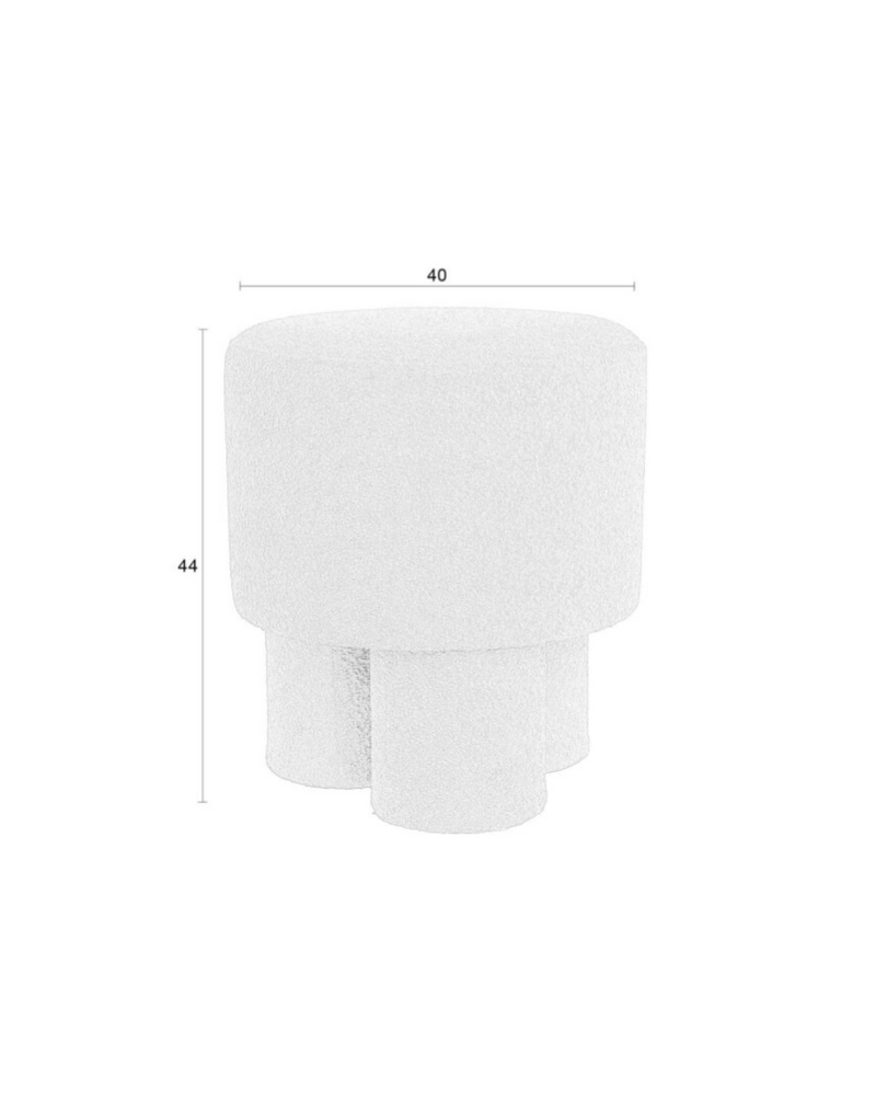 BUY Marcos Stool/ Pouf Zuiver White Label Dublin Homewares Ireland