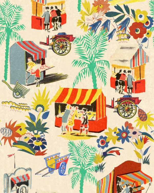 CARRETTO DEL CIBO Wallpaper by Mind the Gap