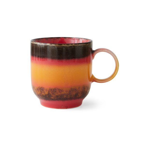 HKliving 70's Ceramic Excelsa Coffee Mug (with handles)