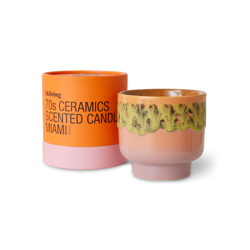 HKLiving 70s ceramics Scented Candle - Miami