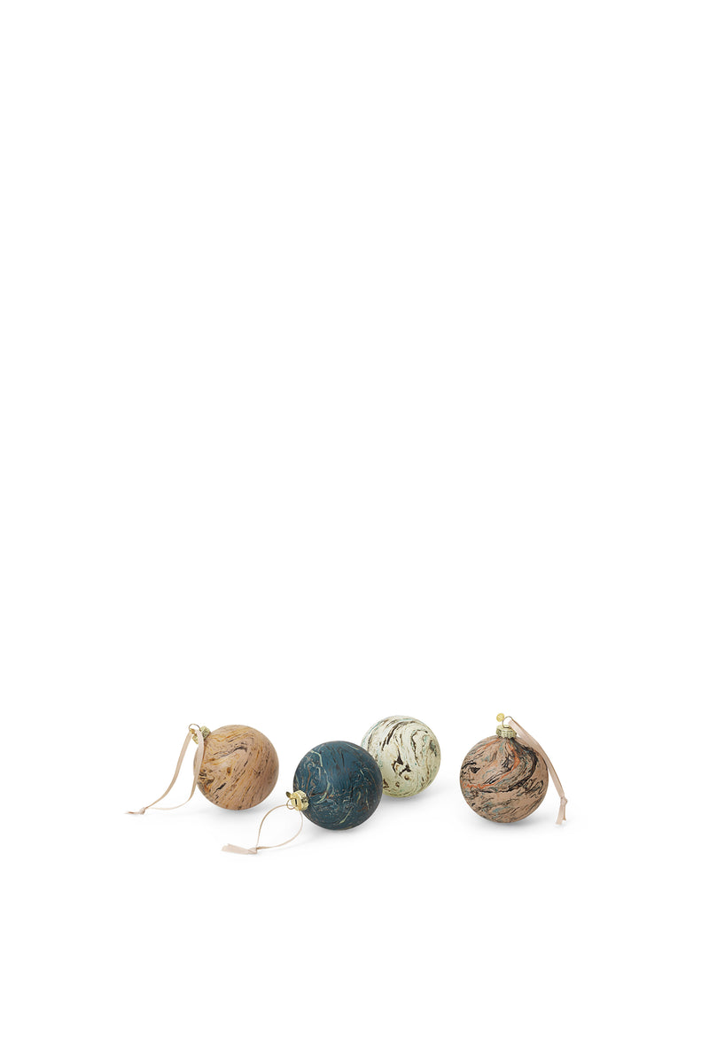 buy Marble Baubles Ferm Living Dublin Ireland Luxe Christmas decorations 